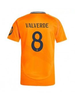 Real Madrid Federico Valverde #8 Gostujuci Dres 2024-25 Kratak Rukavima